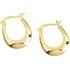 Anyco Earrings Gold Plated Punk Rock Minimalist Charming Unique Hoop Stud For Women Teen Fashion Stylish Accessories Jewelry Gifts-Earrings-PEROZ Accessories