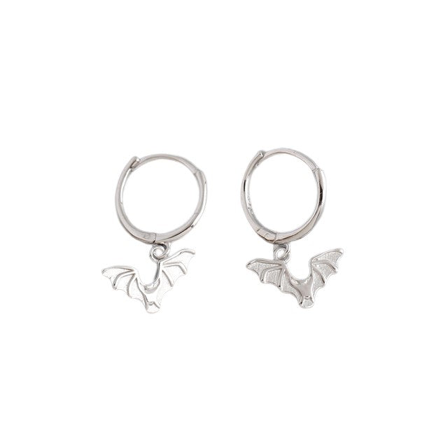 Anyco Earrings Sterling Silver Bohemian Halloween Bat Tassel Stud For Women Girl Teen Fine Fashion Stylish Accessories Jewelry Gifts-Earrings-PEROZ Accessories