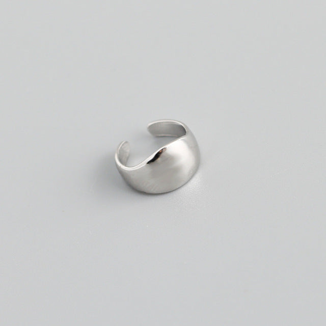 Anyco Earrings Minimalist No Pierceing Ear Clips Sterling Silver Gothic Charm Ear Cuff For Women Jewelry-Earrings-PEROZ Accessories