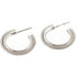 Anyco Earrings Sterling Silver Bohemian Geometric Small Round Bead C-shaped Stud For Women Girl Perfect Fashion Stylish Accessories Jewelry Gifts-Earrings-PEROZ Accessories