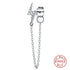 Anyco Earrings Sterling Silver Geometric Cute Icons Tassel Ear Line Stud For Women Teen Fashion Stylish Accessories Jewelry Gifts Lightning-Earrings-PEROZ Accessories