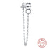 Anyco Earrings Sterling Silver Geometric Cute Icons Tassel Ear Line Stud For Women Teen Fashion Stylish Accessories Jewelry Gifts Triangle-Earrings-PEROZ Accessories