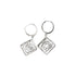 Anyco Earrings Sterling Silver Bohemian Luxury Geometric Car Flower Pendant Drop For Women Girl Fashion Stylish Rock Punk Accessories Jewelry Gifts-Earrings-PEROZ Accessories