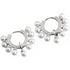 Anyco Earrings Sterling Silver Bohemian Round Synthetic Pearl Stud For Women Girl Teen Elegant Fashion Stylish Accessories Jewelry Gifts-Earrings-PEROZ Accessories