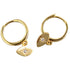 Anyco Earrings Gold Plated Bohemian Creative Eye Hanging Pendant For Women Teen Fashion Stylish Accessories Jewelry Gifts-Earrings-PEROZ Accessories