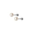 Anyco Fashion Earrings Sterling Silver Natural Pearl Spiral Bead Stud for Women Chic Birthday Jewelry Gift 7-8MM-Earrings-PEROZ Accessories