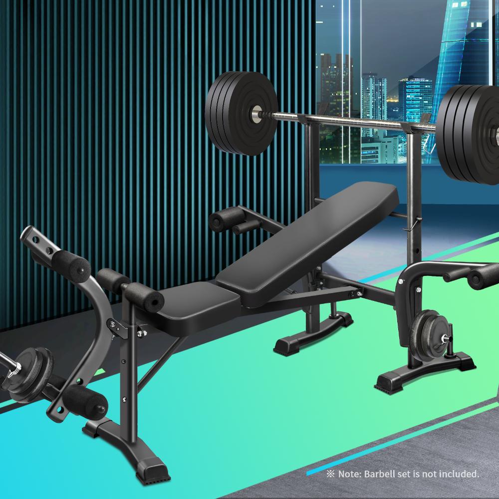 Finex Bench Press Weight Bench 8in1 Multi-Station Fitness Home Gym Equipment-Weight Bench-PEROZ Accessories