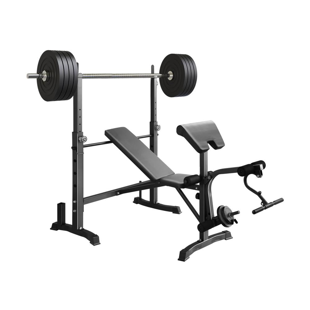 Finex Weight Bench 10-in-1 Multi-Station Home Fitness Gym Equipment-Weight Bench-PEROZ Accessories