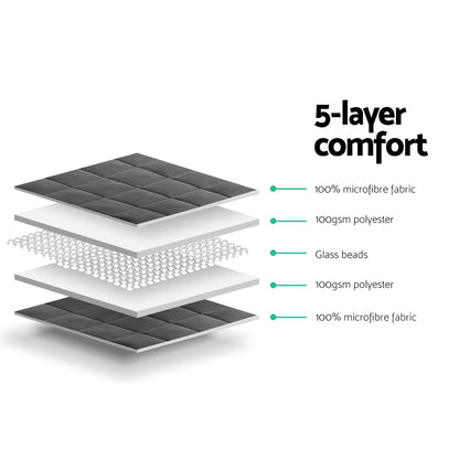 Giselle Weighted Blanket 11KG Heavy Gravity Blankets Adult Deep Sleep Ralax Washable-Home &amp; Garden &gt; Bedding-PEROZ Accessories