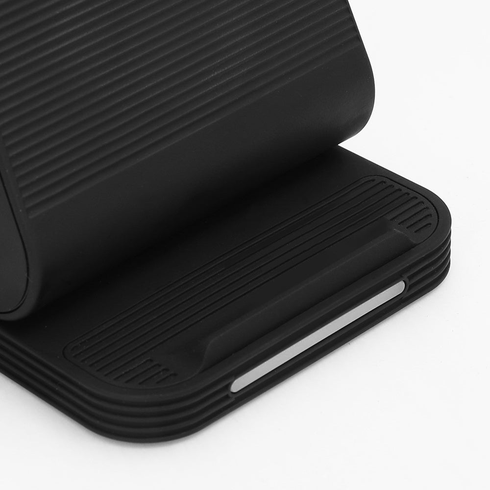 Devanti 3 in 1 Wireless Charger Dock 15W Fast Charging Stand-Chargers-PEROZ Accessories