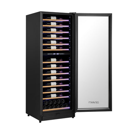 Devanti Wine Cooler Fridge Compressor Cellar Chiller Commercial Home 128 Bottles-Appliances &gt; Fridges-PEROZ Accessories