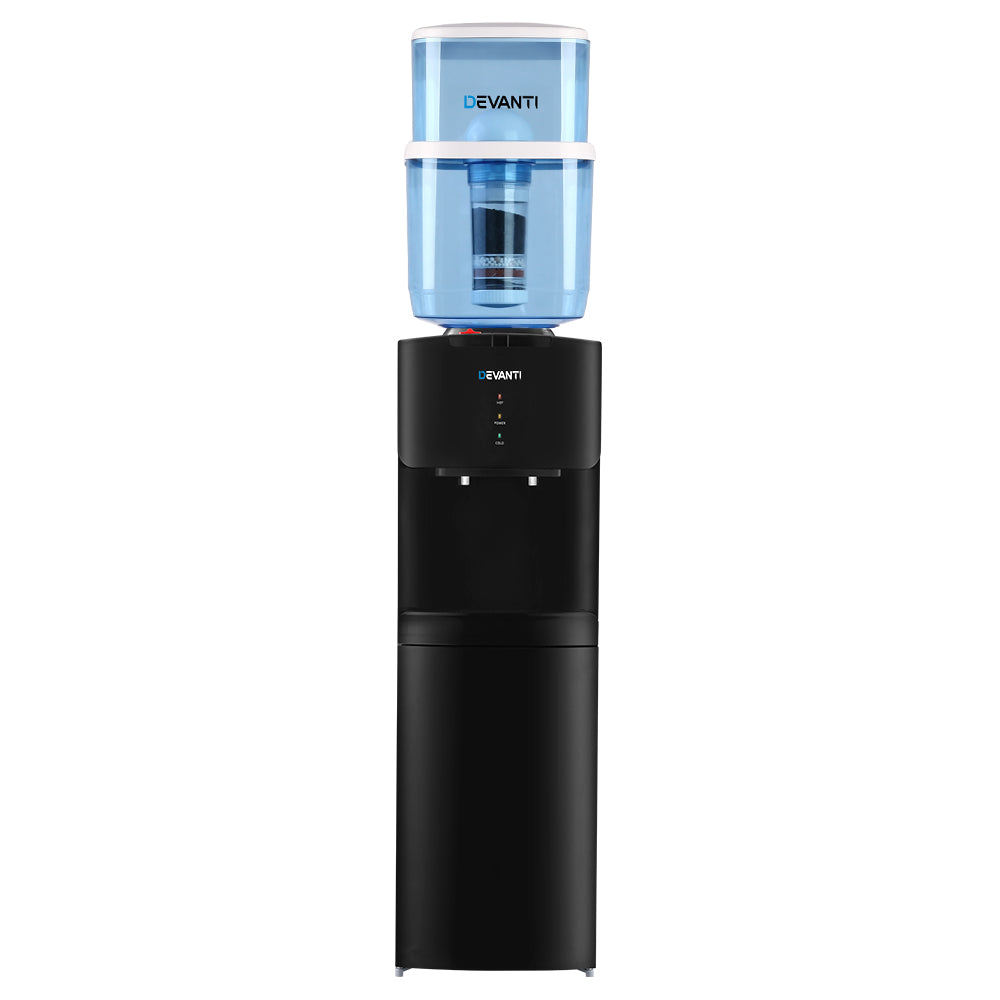 Devanti Water Cooler Chiller Dispenser Bottle Stand Filter Purifier Office Black-Appliances &gt; Kitchen Appliances-PEROZ Accessories