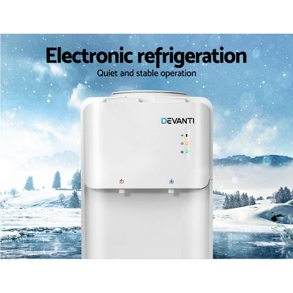 Devanti Water Cooler Dispenser Bottle Filter Purifier Hot Cold Taps Free Standing Office-Appliances &gt; Kitchen Appliances-PEROZ Accessories