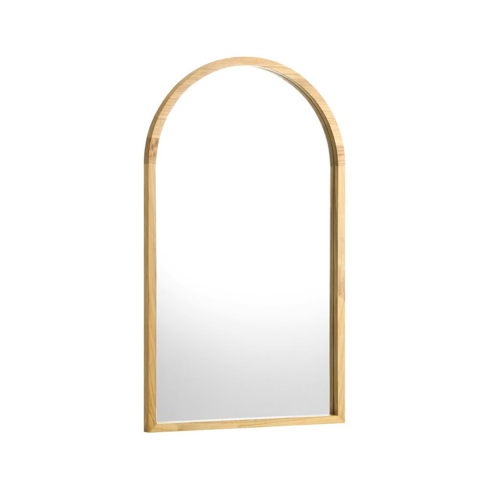 Oikiture Wall Mounted Mirror Wooden Frame Arched Vanity Mirror Home Decro 86 x 50cm |PEROZ Australia