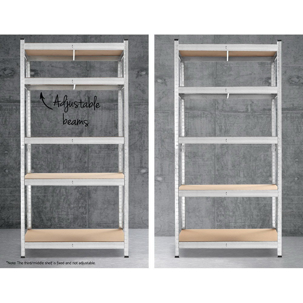 Giants 2x1.8M Warehouse Shelving Rack Racking Garage Metal Storage Shelves-Home &amp; Garden &gt; Storage-PEROZ Accessories