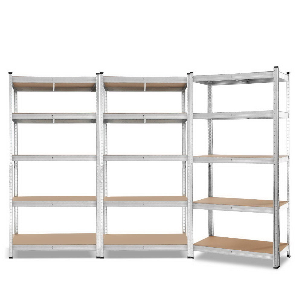 Giants 3x1.8M Warehouse Shelving Rack Racking Garage Metal Storage Shelves-Home &amp; Garden &gt; Storage-PEROZ Accessories