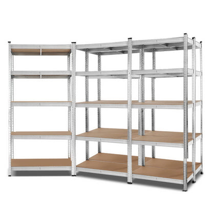 Giants 5x1.8M Warehouse Shelving Rack Racking Garage Metal Storage Shelves-Home &amp; Garden &gt; Storage-PEROZ Accessories