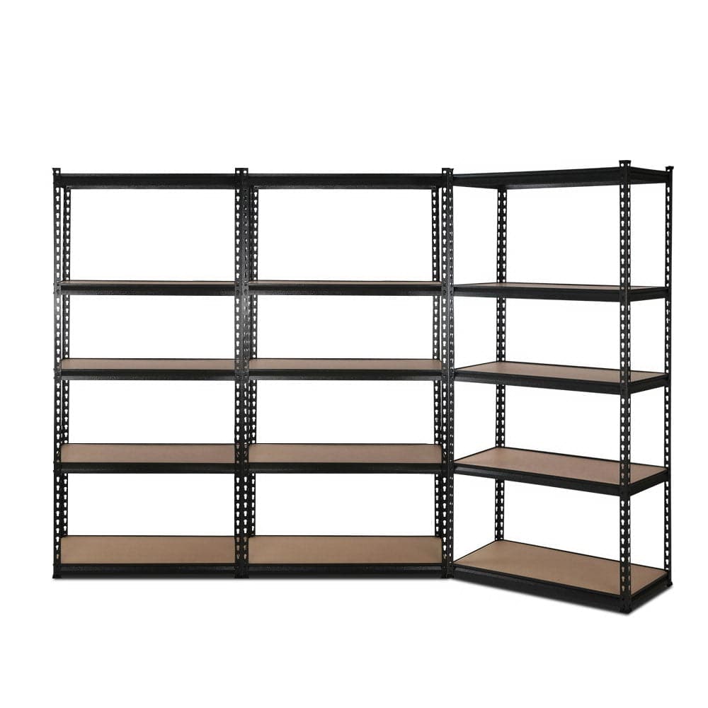 3x1.5M Warehouse Shelving Racking Storage Garage Steel Metal Shelves Rack-Home &amp; Garden &gt; Storage-PEROZ Accessories