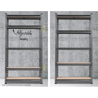 Giantz 2x1.5M Steel Warehouse Racking Rack Shelving Storage Garage Shelves Shelf-Home &amp; Garden &gt; Storage-PEROZ Accessories