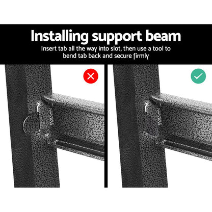 Giantz 3x1.5M Warehouse Racking Shelving Storage Rack Steel Garage Shelf Shelves-Home &amp; Garden &gt; Storage-PEROZ Accessories