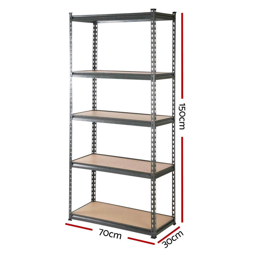 Giantz 6X1.5M Garage Shelving Warehouse Rack Pallet Racking Storage Shelves-Home &amp; Garden &gt; Storage-PEROZ Accessories