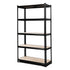 1.8M 5-Shelves Steel Warehouse Shelving Racking Garage Storage Rack Black-Home & Garden > Storage-PEROZ Accessories