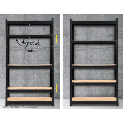 Giantz 3X1.8M Warehouse Shelving Garage Storage Racking Steel Metal Shelves-Home &amp; Garden &gt; Storage-PEROZ Accessories
