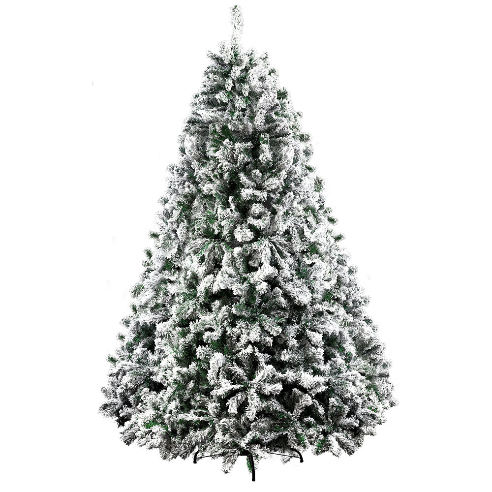 Jingle Jollys Christmas Tree 1.8M Xmas Trees Decorations Snowy 758 Tips-Occasions &gt; Christmas-PEROZ Accessories