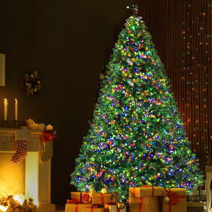 Jingle Jollys Christmas Tree 2.4M Xmas Tree with 3190 LED Lights Multi Colour-Occasions &gt; Christmas-PEROZ Accessories