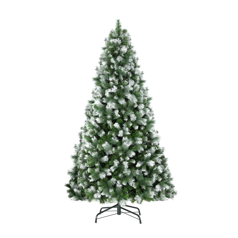 Jingle Jollys 2.7M Christmas Tree with Pine Needle Snowy Xmas Tree 1765 Tips-Occasions &gt; Christmas-PEROZ Accessories