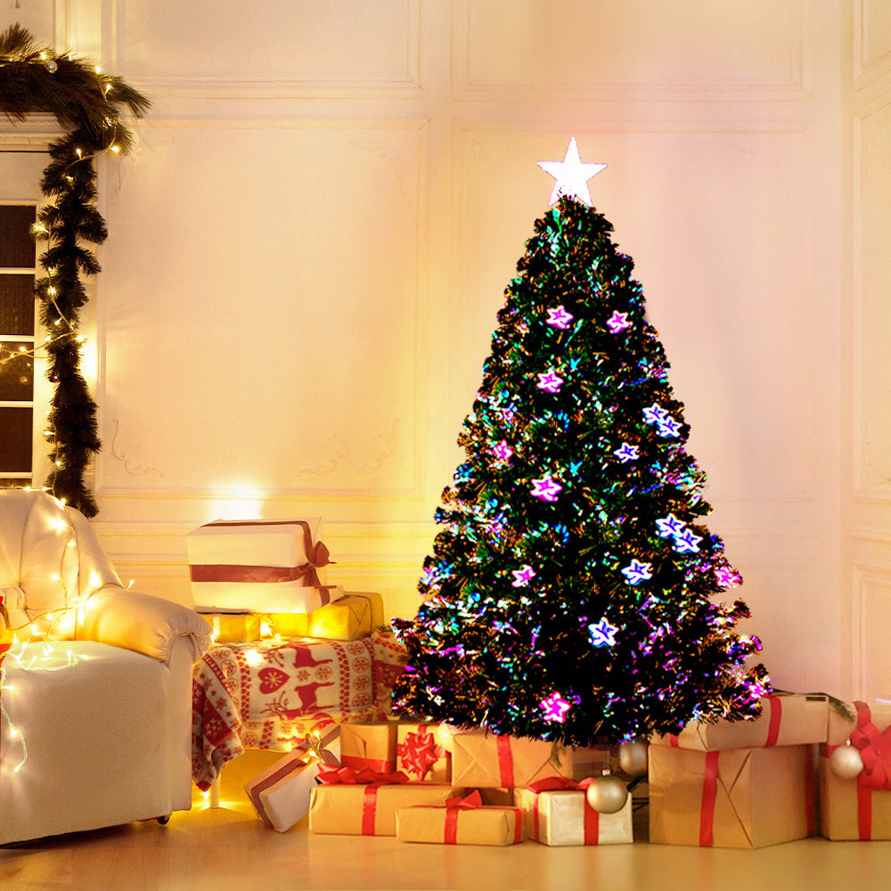 Jingle Jollys Christmas Tree 1.2M LED Xmas trees with Lights Multi Colour-Occasions &gt; Christmas-PEROZ Accessories