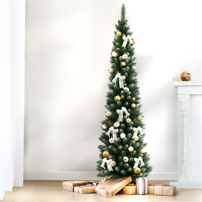 Jingle Jollys 1.8M / 6FT Christmas Tree with Snow 300 Tips Xmas Decoration-Occasions &gt; Christmas-PEROZ Accessories