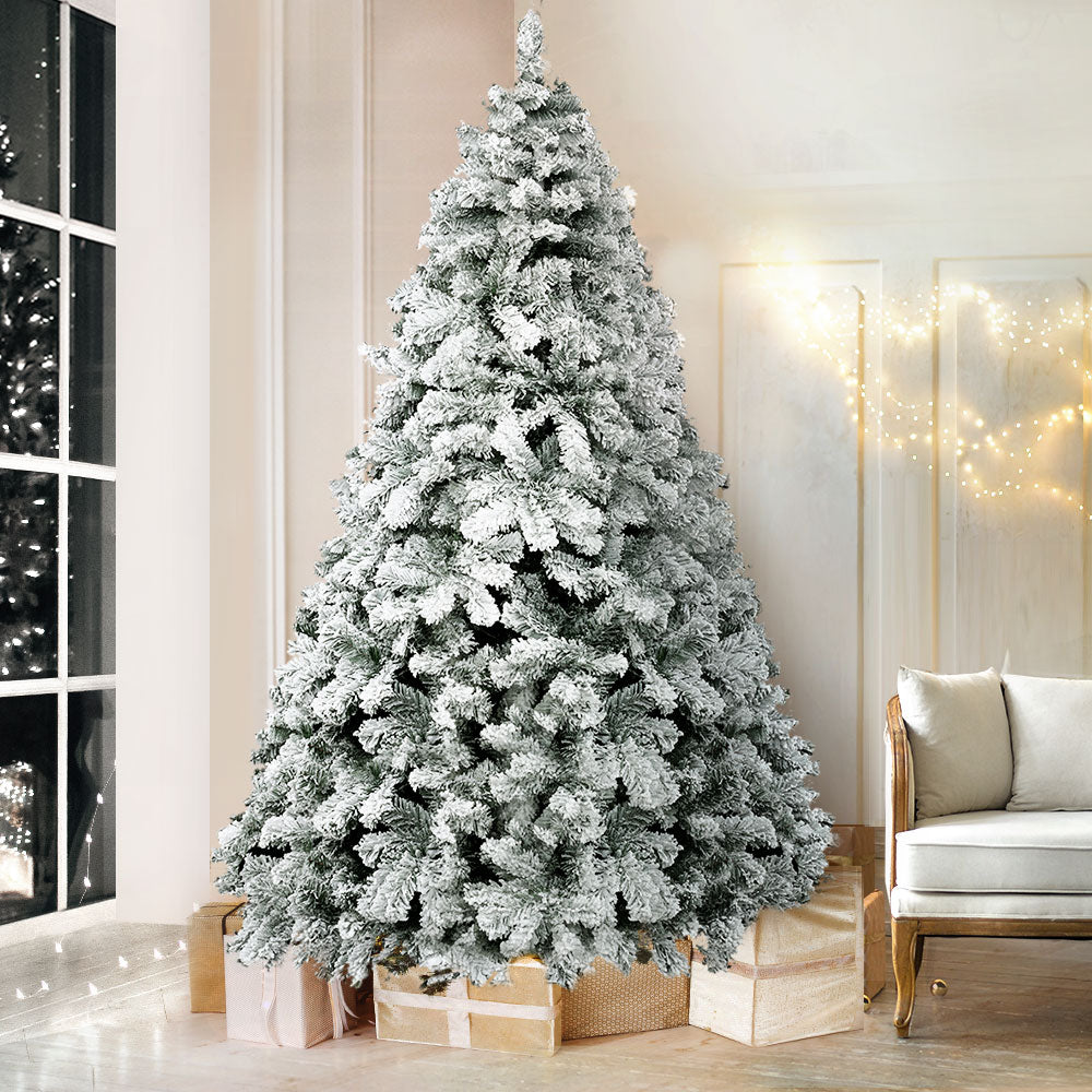 Jingle Jollys Christmas Tree 1.8M Xmas Trees Decorations Snowy 520 Tips-Occasions &gt; Christmas-PEROZ Accessories
