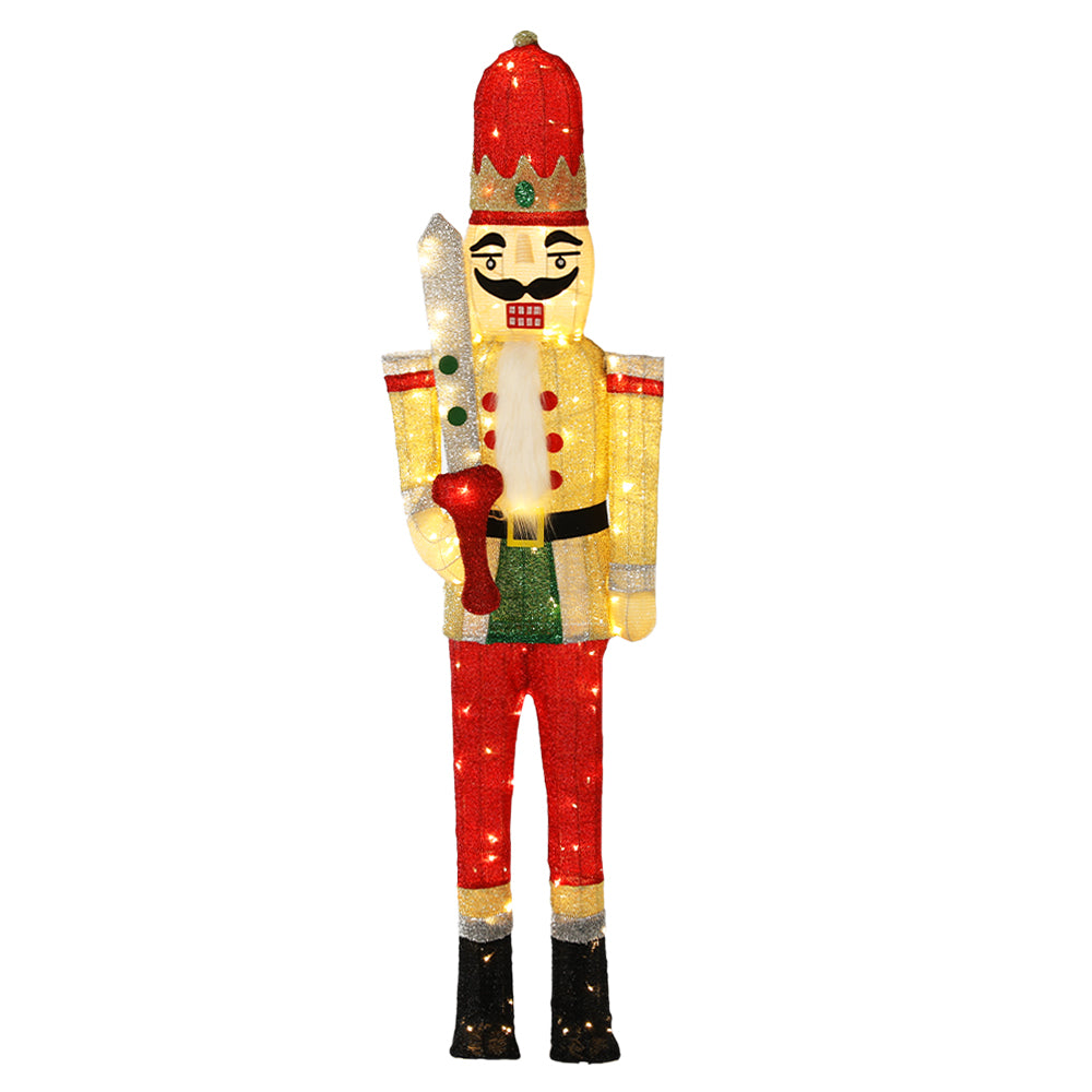 Jingle Jollys Christmas Lights LED Light Nutcracker 1.7M Motif 3D Decoration-Occasions &gt; Christmas-PEROZ Accessories