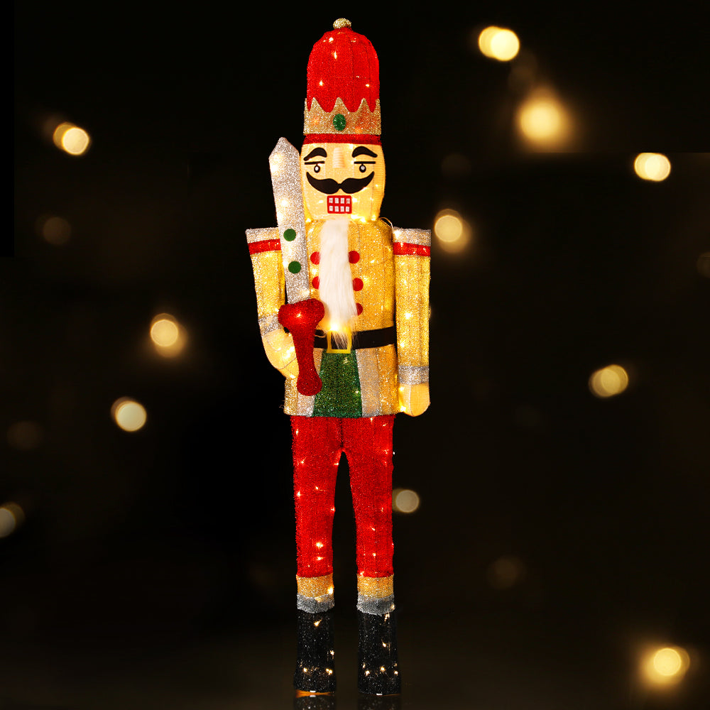 Jingle Jollys Christmas Lights LED Light Nutcracker 1.7M Motif 3D Decoration-Occasions &gt; Christmas-PEROZ Accessories