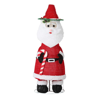 Jingle Jollys Christmas Lights LED Light Santa 1.2M Motif 3D Decoration Outdoor-Occasions &gt; Christmas-PEROZ Accessories