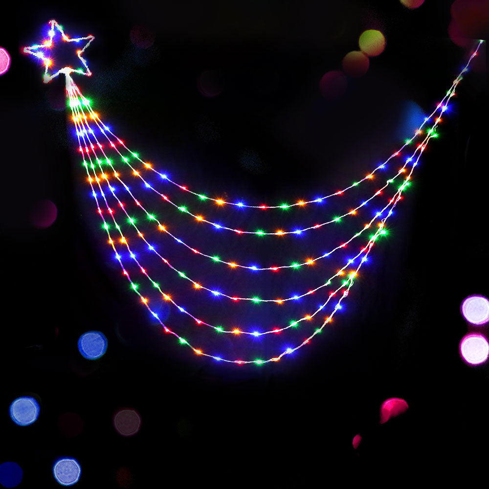 Jingle Jollys Solar Christmas Lights 5M 320 LED String Fairy Light Decorations-Occasions &gt; Christmas-PEROZ Accessories