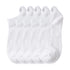 Anysox 5 Pairs One Size 4-5 White Fashion Funny Unisex Stereoscopic Heel Embroidered Women Candy Color Cotton Short Cute Socks-Socks-PEROZ Accessories