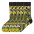 Anysox 5 Pairs Green Size 5-9 Sock Harajuku Crystal Silk Tide Socks With Flower Vines Comfortable To Wear Prefect For Women-Socks-PEROZ Accessories