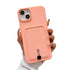 Anymob iPhone Peach Wallet Card Slots Holder Case Soft Silicone Shockproof Cover-Mobile Phone Cases-PEROZ Accessories