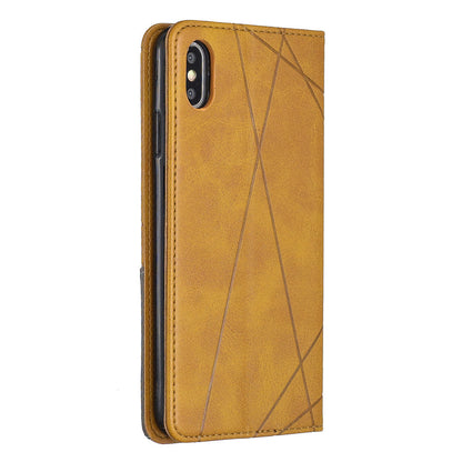 Anymob iPhone Case Khaki Flip Wallet Luxury Vintage Business Leather Magnetic Phone Bag-Mobile Phone Cases-PEROZ Accessories