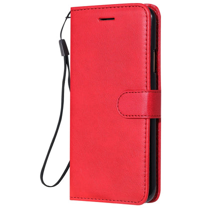 Anymob Xiaomi Redmi Phone Case Red Leather Classic Flip Wallet-Mobile Phone Cases-PEROZ Accessories