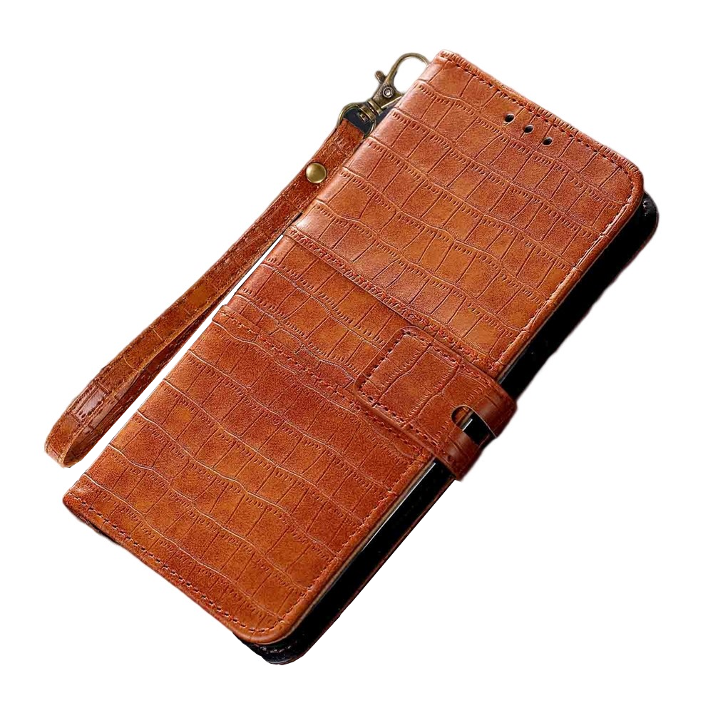 Anymob Samsung Brown Leather Case Cover 3D Flip Wallet Phone Protection-Mobile Phone Cases-PEROZ Accessories