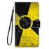 Anymob iPhone Case Black and Yellow Lovely Cartoon Cat Phone Bag Flip Wallet Leather Protection Cover-Mobile Phone Cases-PEROZ Accessories