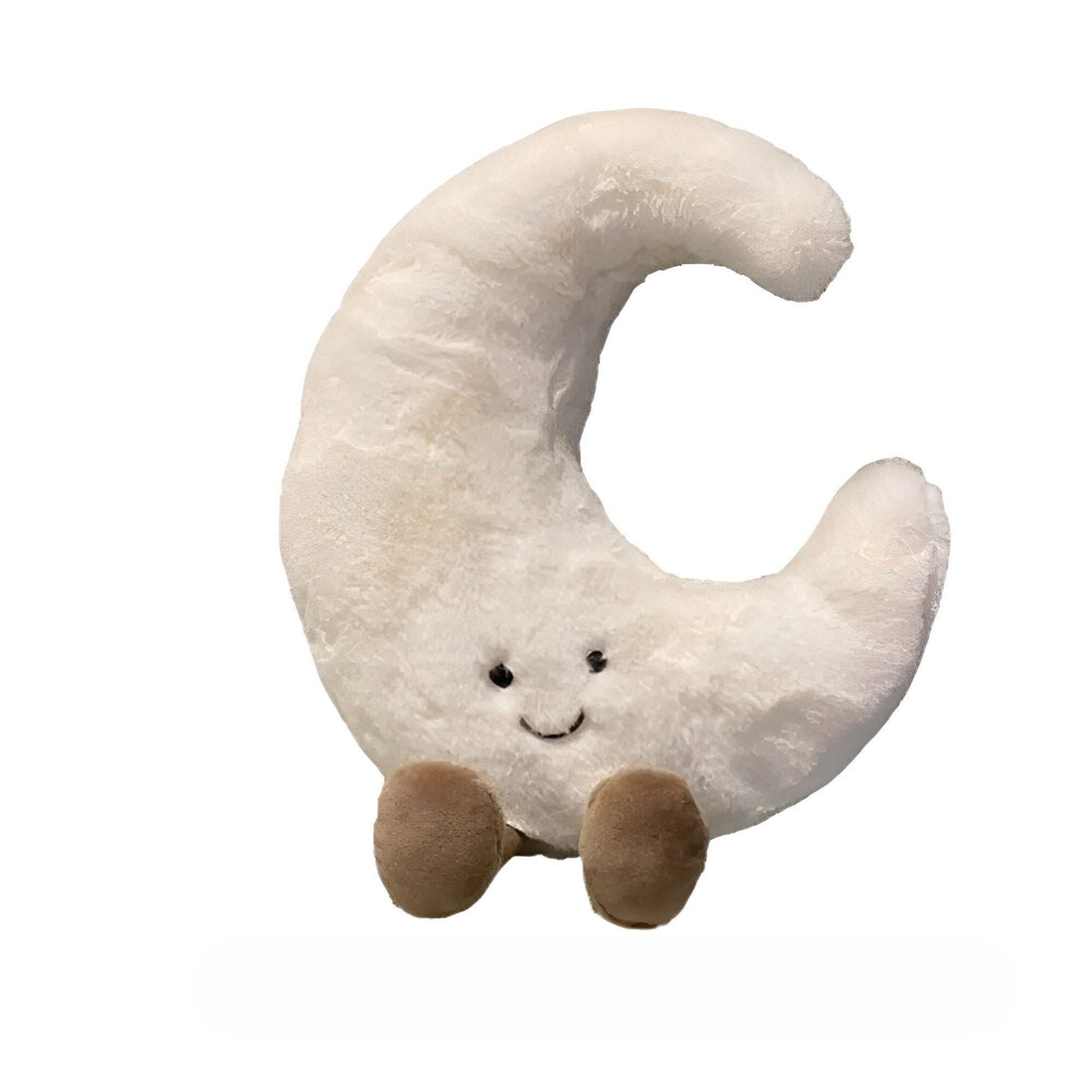 Anyhouz Plush Pillow Moon Shape with Legs Stuffed Soft Pillow Seat Cushion Room Decor-Pillow-PEROZ Accessories