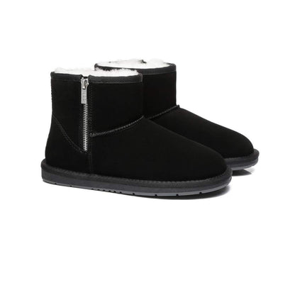 Australian Shepherd Mini Zipper UGG Boots-Boots-PEROZ Accessories