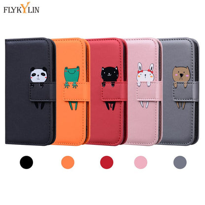 Anymob Samsung Gray Otter Phone Case Back Cover Leather Phone Protection-Mobile Phone Cases-PEROZ Accessories