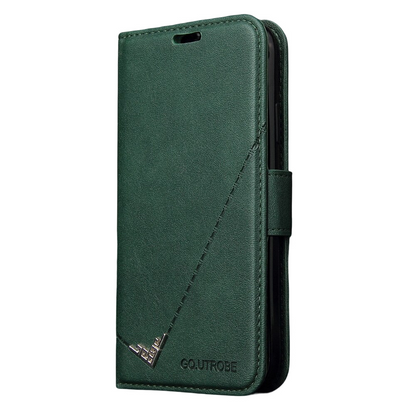 Anymob iPhone Case Green Flip Leather Card slot Wallet Book Style Cover-Mobile Phone Cases-PEROZ Accessories