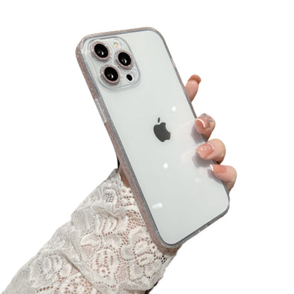 Anymob iPhone Case Pink Glitter Camera Lens Protect Clear Acrylic Armor Shockproof Bumper Back Cover-Mobile Phone Cases-PEROZ Accessories