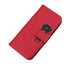 Anymob iPhone Case Red Flip Leather Skin Silicone Bear Design Wallet Phone-Mobile Phone Cases-PEROZ Accessories